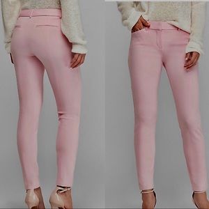 Skinny mid rise knit pants